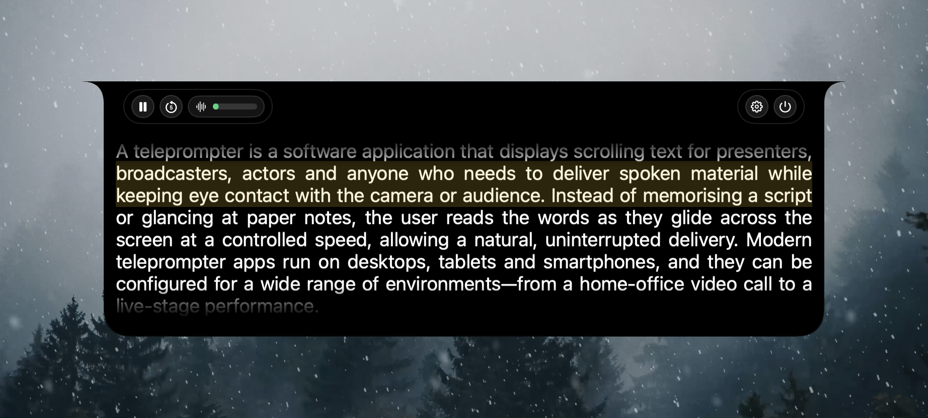 PromptMe overlay screenshot